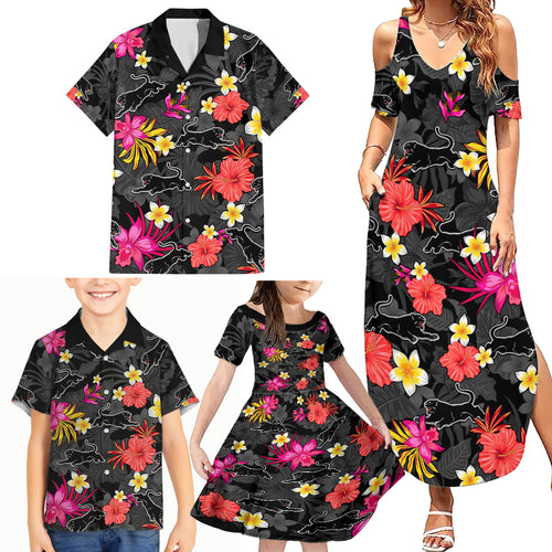panthers-rugby-family-matching-summer-maxi-dress-and-hawaiian-shirt-beautiful-floral-pattern-spring-summer-vibe