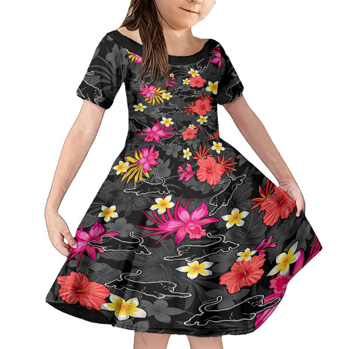 panthers-rugby-kid-short-sleeve-dress-beautiful-floral-pattern-spring-summer-vibe