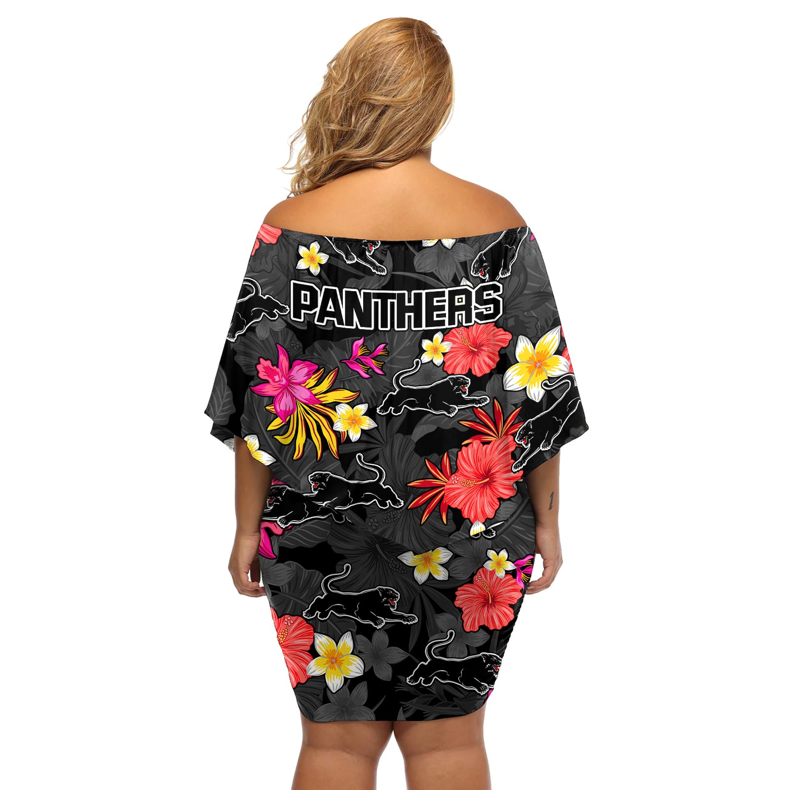 panthers-rugby-off-shoulder-short-dress-beautiful-floral-pattern-spring-summer-vibe