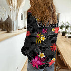 Panthers Rugby Women Casual Shirt Beautiful Floral Pattern Spring Summer Vibe LT9