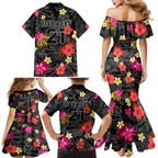 custom-panthers-rugby-family-matching-mermaid-dress-and-hawaiian-shirt-beautiful-floral-pattern-spring-summer-vibe