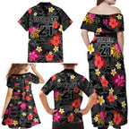 custom-panthers-rugby-family-matching-off-shoulder-maxi-dress-and-hawaiian-shirt-beautiful-floral-pattern-spring-summer-vibe