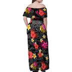 custom-panthers-rugby-family-matching-off-shoulder-maxi-dress-and-hawaiian-shirt-beautiful-floral-pattern-spring-summer-vibe