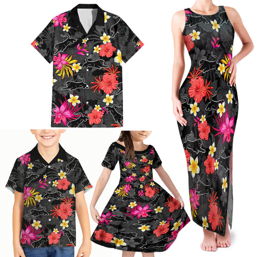 custom-panthers-rugby-family-matching-tank-maxi-dress-and-hawaiian-shirt-beautiful-floral-pattern-spring-summer-vibe