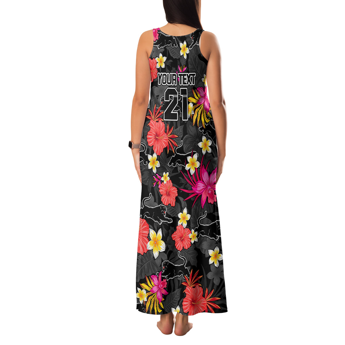 custom-panthers-rugby-family-matching-tank-maxi-dress-and-hawaiian-shirt-beautiful-floral-pattern-spring-summer-vibe