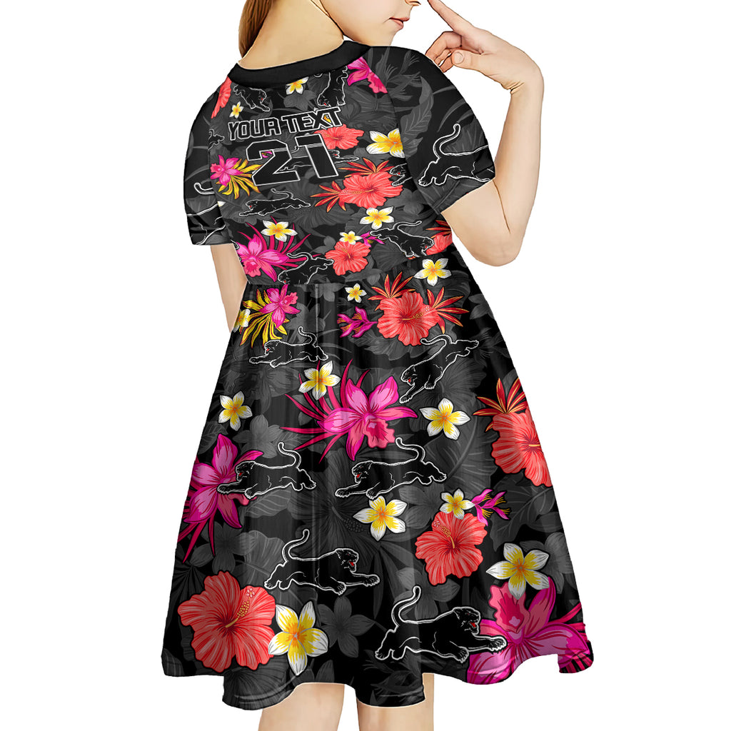 custom-panthers-rugby-kid-short-sleeve-dress-beautiful-floral-pattern-spring-summer-vibe