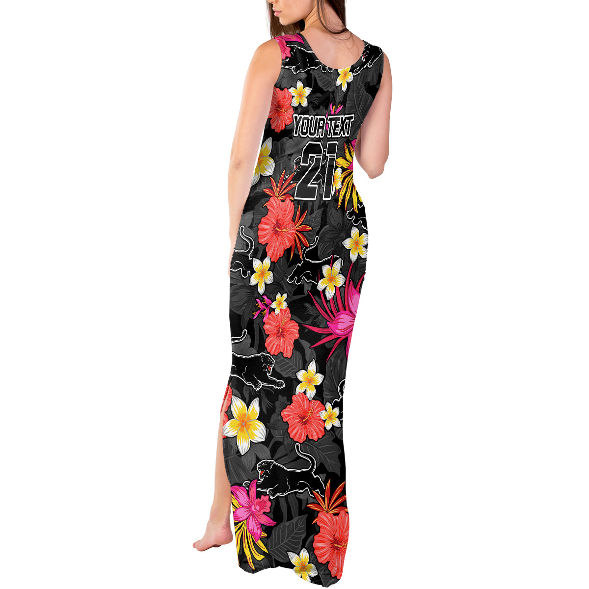 custom-panthers-rugby-tank-maxi-dress-beautiful-floral-pattern-spring-summer-vibe