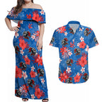 knights-rugby-couples-matching-off-shoulder-maxi-dress-and-hawaiian-shirt-beautiful-floral-pattern-spring-summer-vibe