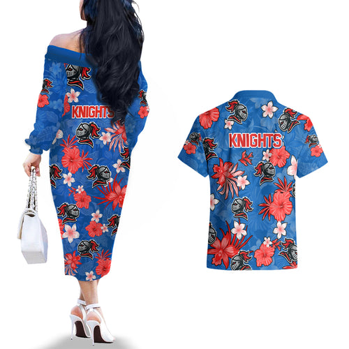 knights-rugby-couples-matching-off-the-shoulder-long-sleeve-dress-and-hawaiian-shirt-beautiful-floral-pattern-spring-summer-vibe