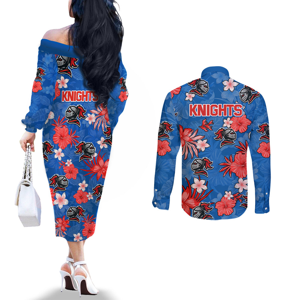 knights-rugby-couples-matching-off-the-shoulder-long-sleeve-dress-and-long-sleeve-button-shirts-beautiful-floral-pattern-spring-summer-vibe
