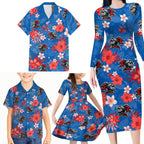 knights-rugby-family-matching-long-sleeve-bodycon-dress-and-hawaiian-shirt-beautiful-floral-pattern-spring-summer-vibe