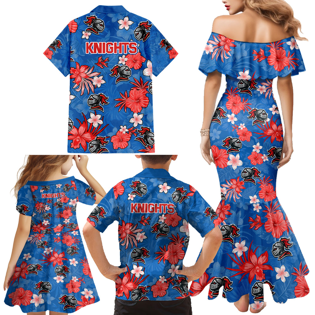 knights-rugby-family-matching-mermaid-dress-and-hawaiian-shirt-beautiful-floral-pattern-spring-summer-vibe