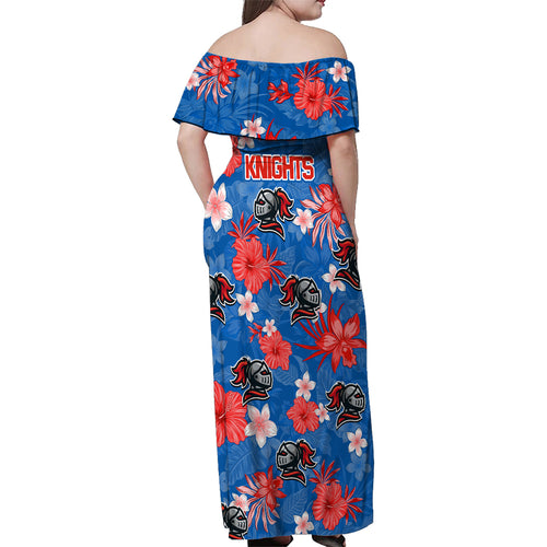 knights-rugby-family-matching-off-shoulder-maxi-dress-and-hawaiian-shirt-beautiful-floral-pattern-spring-summer-vibe