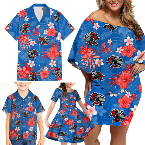knights-rugby-family-matching-off-shoulder-short-dress-and-hawaiian-shirt-beautiful-floral-pattern-spring-summer-vibe