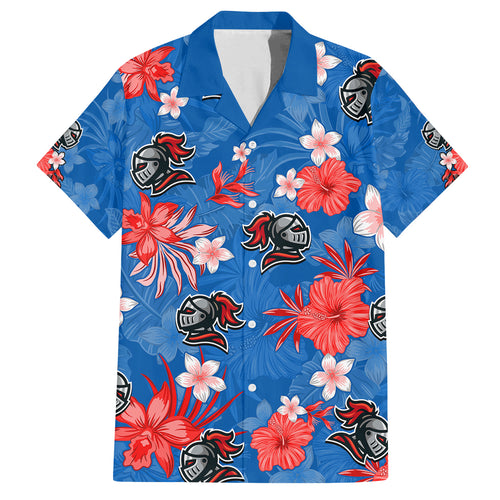 knights-rugby-family-matching-off-shoulder-short-dress-and-hawaiian-shirt-beautiful-floral-pattern-spring-summer-vibe