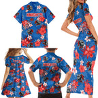 knights-rugby-family-matching-short-sleeve-bodycon-dress-and-hawaiian-shirt-beautiful-floral-pattern-spring-summer-vibe