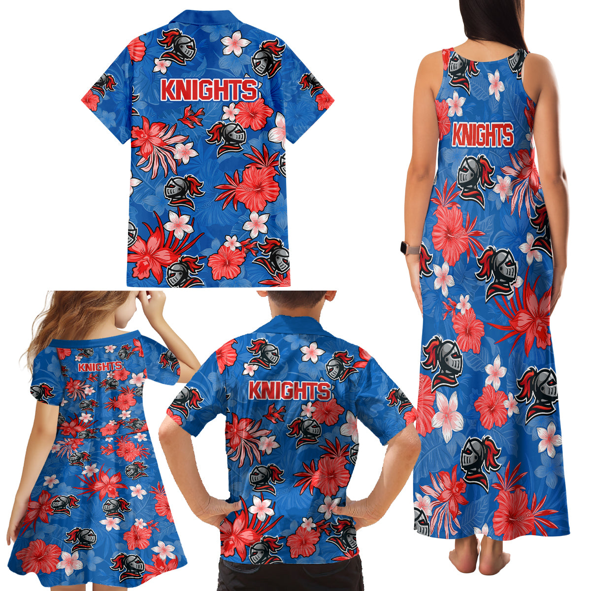 knights-rugby-family-matching-tank-maxi-dress-and-hawaiian-shirt-beautiful-floral-pattern-spring-summer-vibe
