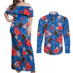 custom-knights-rugby-couples-matching-off-shoulder-maxi-dress-and-long-sleeve-button-shirts-beautiful-floral-pattern-spring-summer-vibe