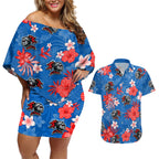 custom-knights-rugby-couples-matching-off-shoulder-short-dress-and-hawaiian-shirt-beautiful-floral-pattern-spring-summer-vibe