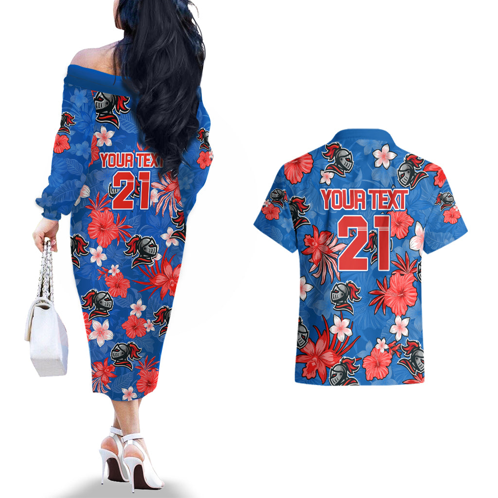 custom-knights-rugby-couples-matching-off-the-shoulder-long-sleeve-dress-and-hawaiian-shirt-beautiful-floral-pattern-spring-summer-vibe