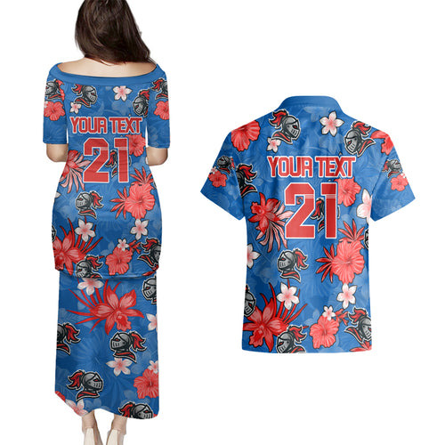 custom-knights-rugby-couples-matching-puletasi-dress-and-hawaiian-shirt-beautiful-floral-pattern-spring-summer-vibe