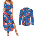 custom-knights-rugby-couples-matching-summer-maxi-dress-and-long-sleeve-button-shirts-beautiful-floral-pattern-spring-summer-vibe