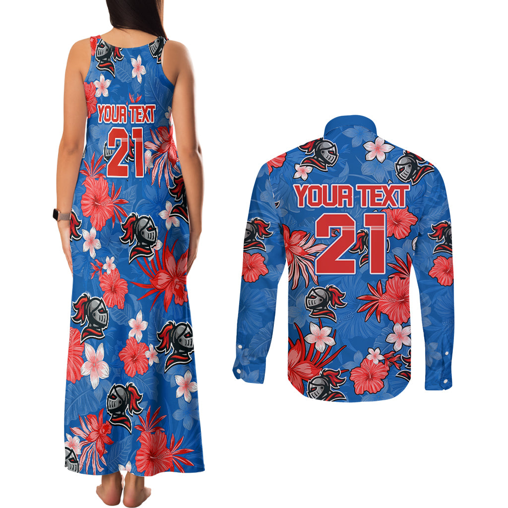 custom-knights-rugby-couples-matching-tank-maxi-dress-and-long-sleeve-button-shirts-beautiful-floral-pattern-spring-summer-vibe