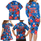 custom-knights-rugby-family-matching-long-sleeve-bodycon-dress-and-hawaiian-shirt-beautiful-floral-pattern-spring-summer-vibe
