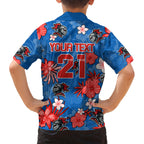 custom-knights-rugby-family-matching-off-shoulder-short-dress-and-hawaiian-shirt-beautiful-floral-pattern-spring-summer-vibe