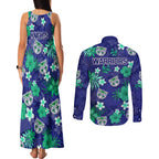 warriors-rugby-couples-matching-tank-maxi-dress-and-long-sleeve-button-shirts-beautiful-floral-pattern-spring-summer-vibe