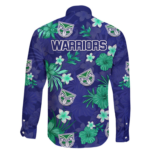 warriors-rugby-family-matching-off-shoulder-short-dress-and-hawaiian-shirt-beautiful-floral-pattern-spring-summer-vibe