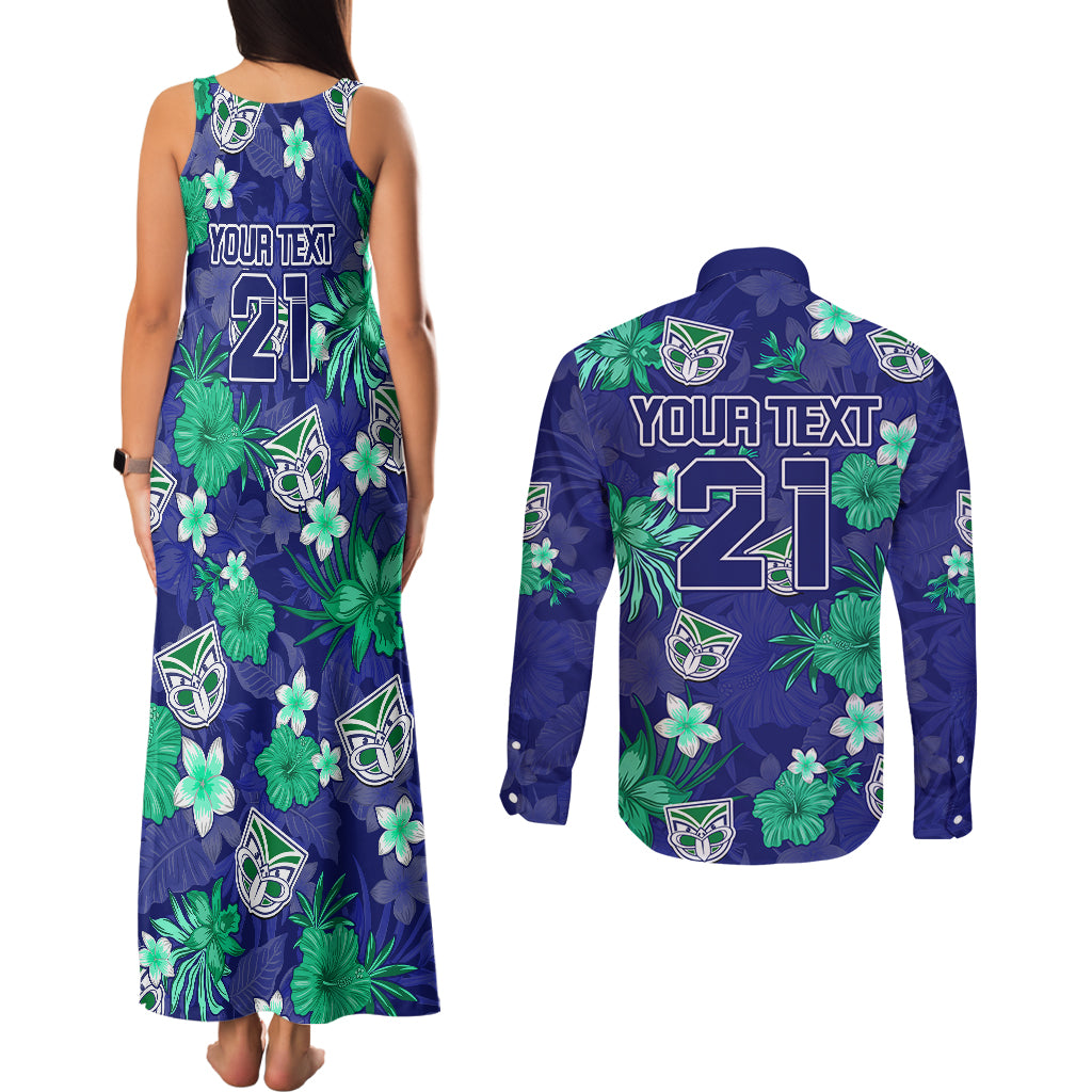 custom-warriors-rugby-couples-matching-tank-maxi-dress-and-long-sleeve-button-shirts-beautiful-floral-pattern-spring-summer-vibe
