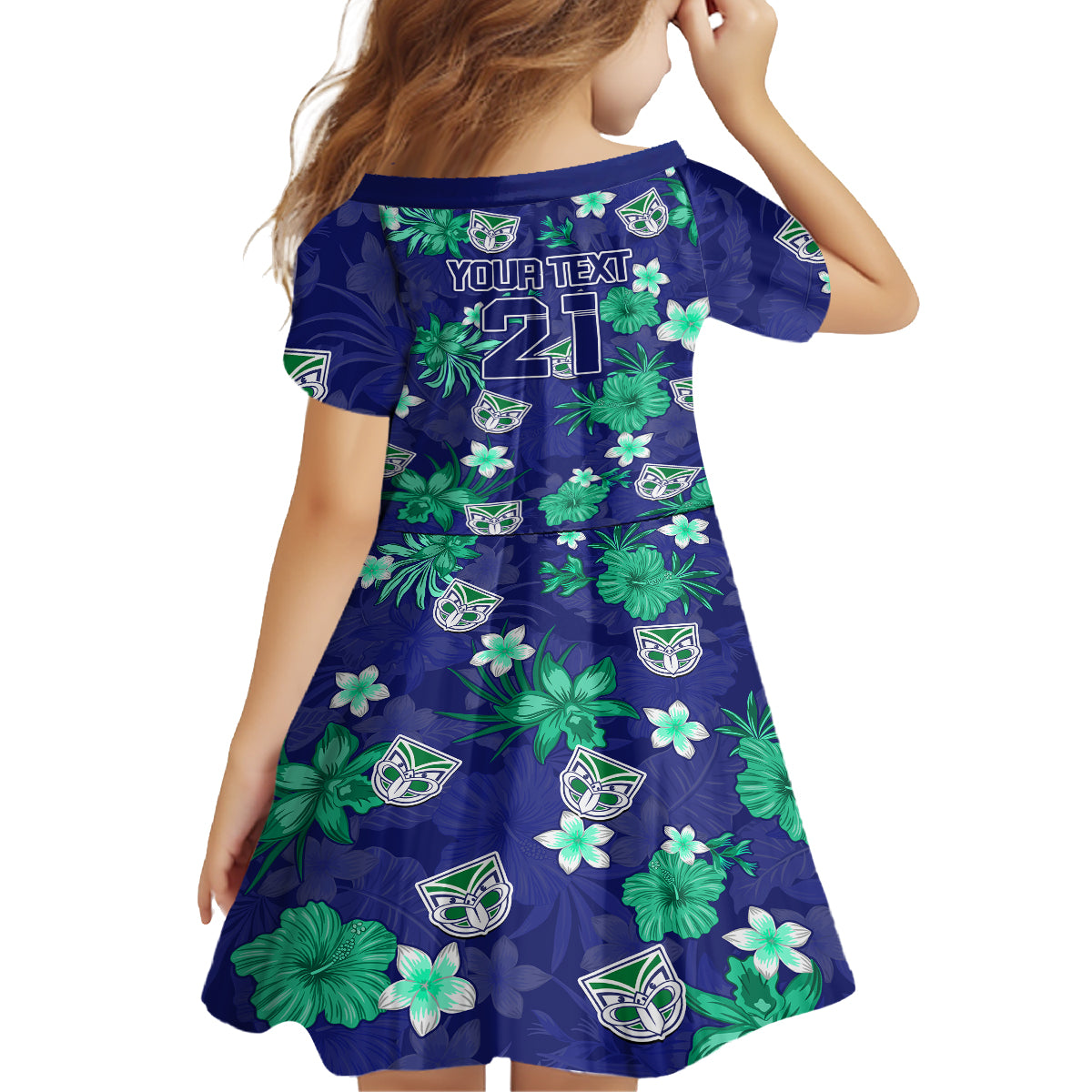 custom-warriors-rugby-family-matching-off-shoulder-short-dress-and-hawaiian-shirt-beautiful-floral-pattern-spring-summer-vibe