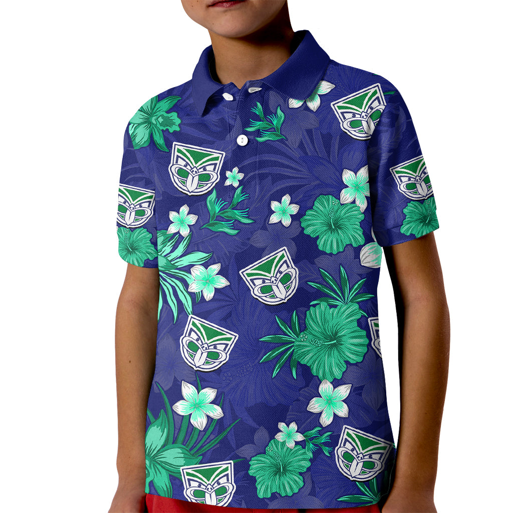 custom-warriors-rugby-kid-polo-shirt-beautiful-floral-pattern-spring-summer-vibe