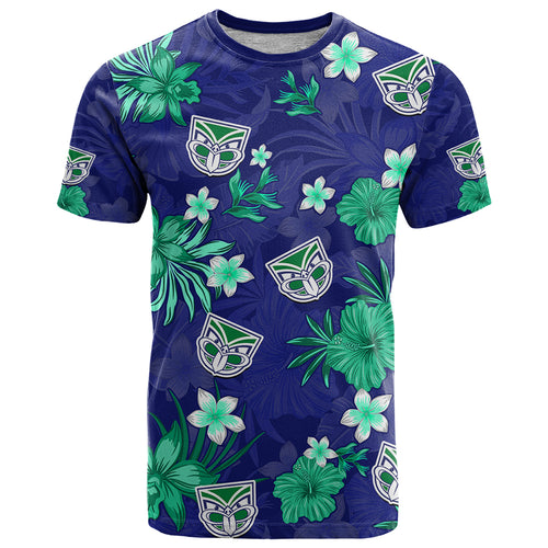 custom-warriors-rugby-t-shirt-beautiful-floral-pattern-spring-summer-vibe
