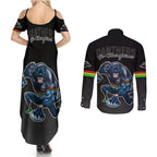 panthers-premier-2023-couples-matching-summer-maxi-dress-and-long-sleeve-button-shirts-mascot-with-nrl-trophy-black-version