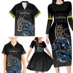 panthers-premier-2023-family-matching-long-sleeve-bodycon-dress-and-hawaiian-shirt-mascot-with-nrl-trophy-black-version