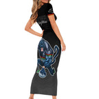 panthers-premier-2023-family-matching-short-sleeve-bodycon-dress-and-hawaiian-shirt-mascot-with-nrl-trophy-black-version