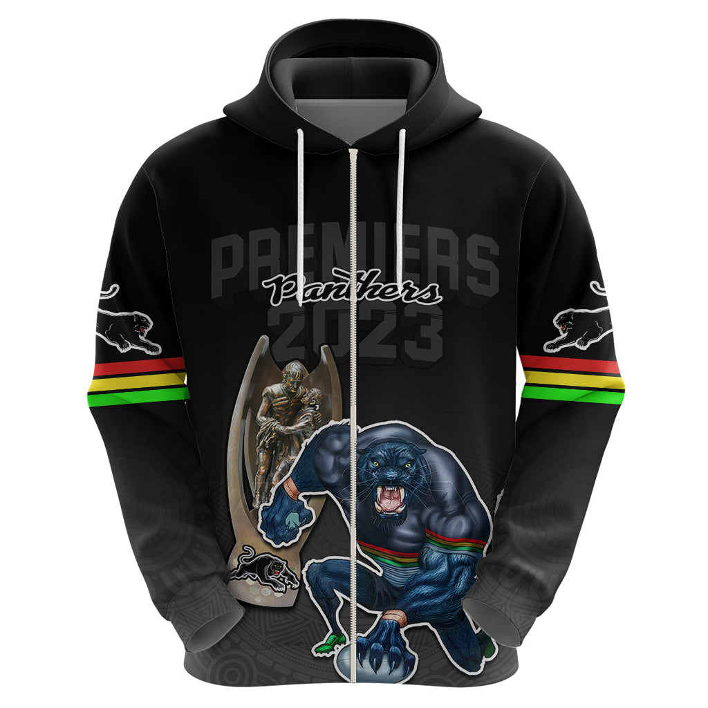 panthers-premier-2023-hoodie-mascot-with-nrl-trophy-black-version