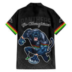 panthers-premier-2023-kid-hawaiian-shirt-mascot-with-nrl-trophy-black-version
