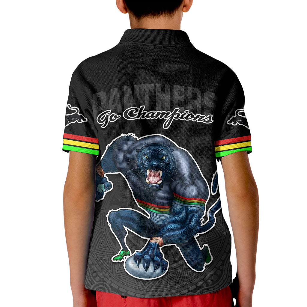 panthers-premier-2023-kid-polo-shirt-mascot-with-nrl-trophy-black-version