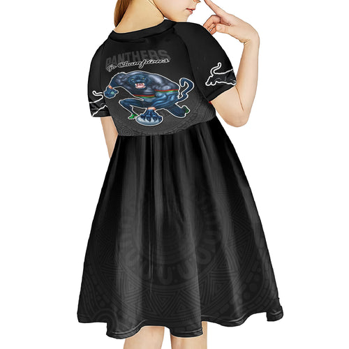 panthers-premier-2023-kid-short-sleeve-dress-mascot-with-nrl-trophy-black-version