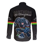 panthers-premier-2023-long-sleeve-button-shirt-mascot-with-nrl-trophy-black-version