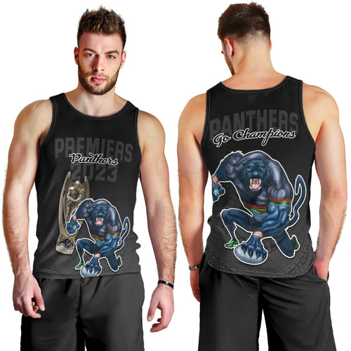 panthers-premier-2023-men-tank-top-mascot-with-nrl-trophy-black-version