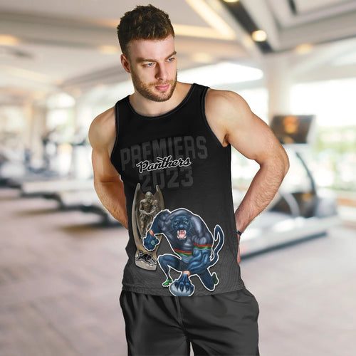 panthers-premier-2023-men-tank-top-mascot-with-nrl-trophy-black-version
