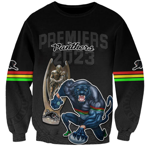 panthers-premier-2023-sweatshirt-mascot-with-nrl-trophy-black-version