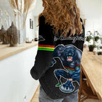 Panthers Premier 2023 Women Casual Shirt Mascot with NRL Trophy Black Version LT9