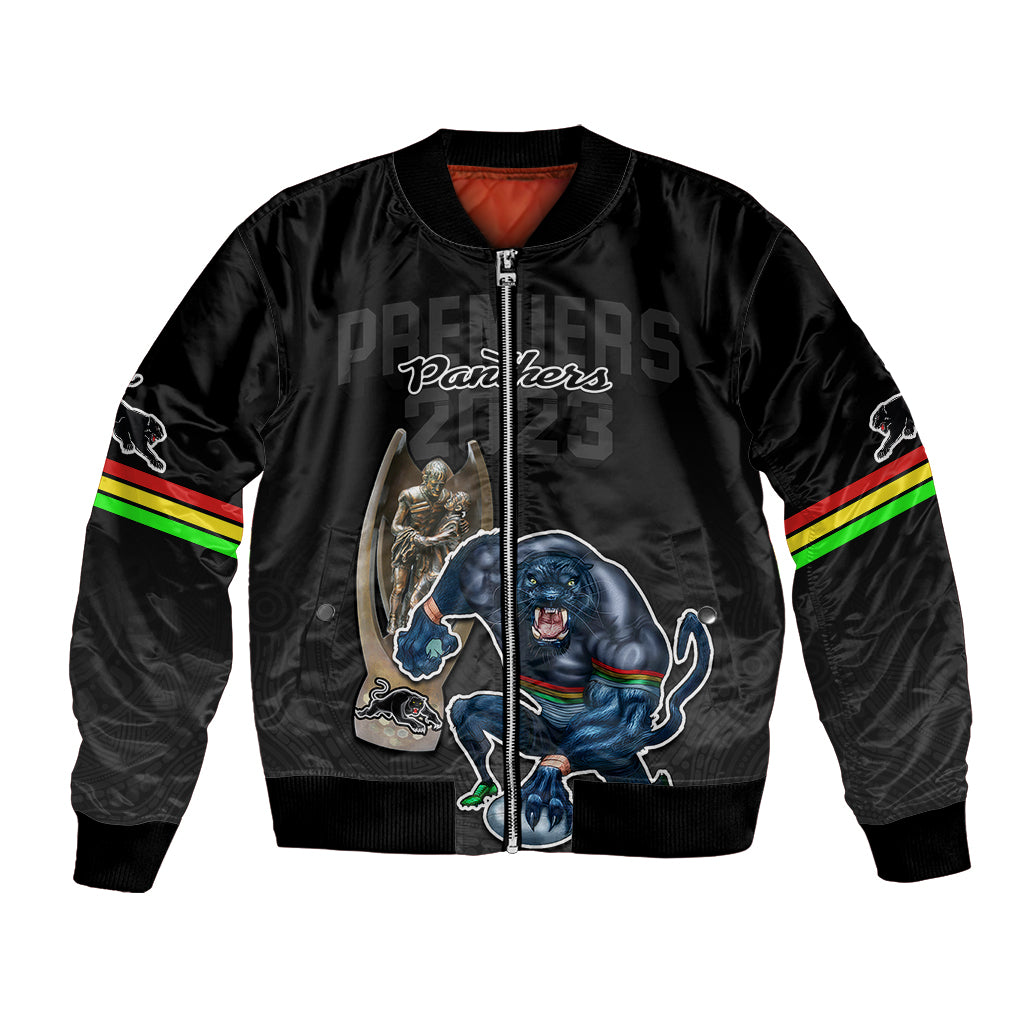 custom-panthers-premier-2023-bomber-jacket-mascot-with-nrl-trophy-black-version