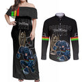 custom-panthers-premier-2023-couples-matching-off-shoulder-maxi-dress-and-long-sleeve-button-shirts-mascot-with-nrl-trophy-black-version