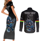 custom-panthers-premier-2023-couples-matching-short-sleeve-bodycon-dress-and-long-sleeve-button-shirts-mascot-with-nrl-trophy-black-version